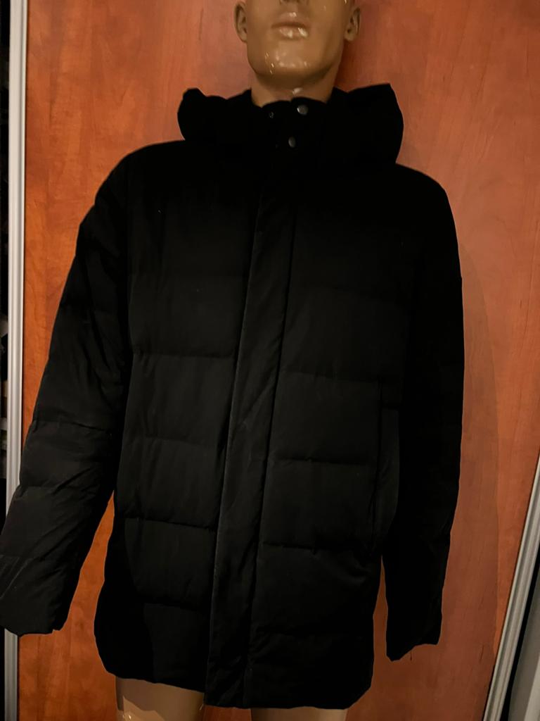 Woolrich Zwarte Winterjas Maat L, Kleding | Heren, Jassen | Winter, Maat 52/54 (L), Zwart, Ophalen of Verzenden, Zo goed als nieuw