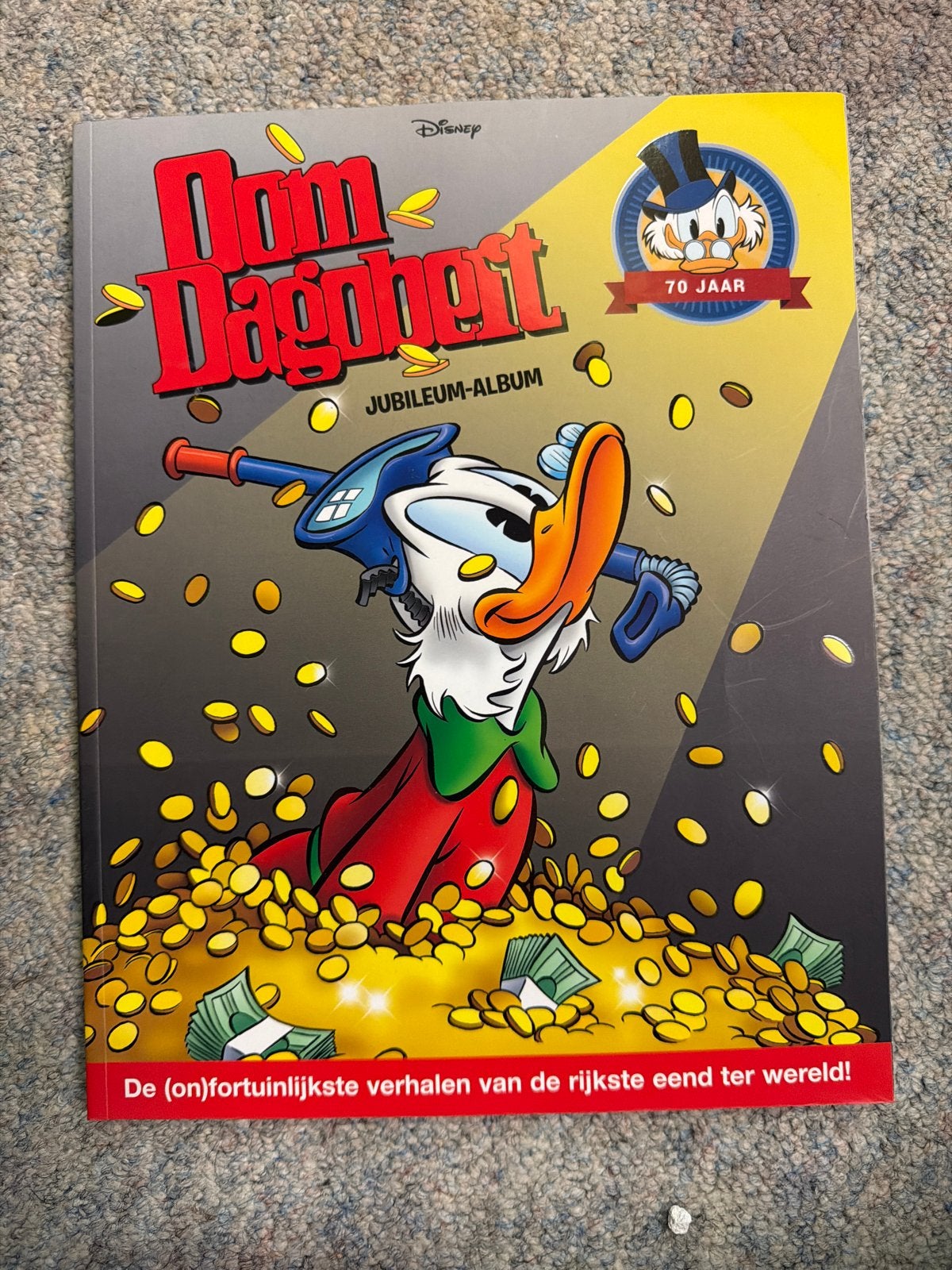 Donald Duck Dagobert Jubileum-album 70 jaar, Boeken, Stripboeken, Eén stripboek, Ophalen of Verzenden, Zo goed als nieuw