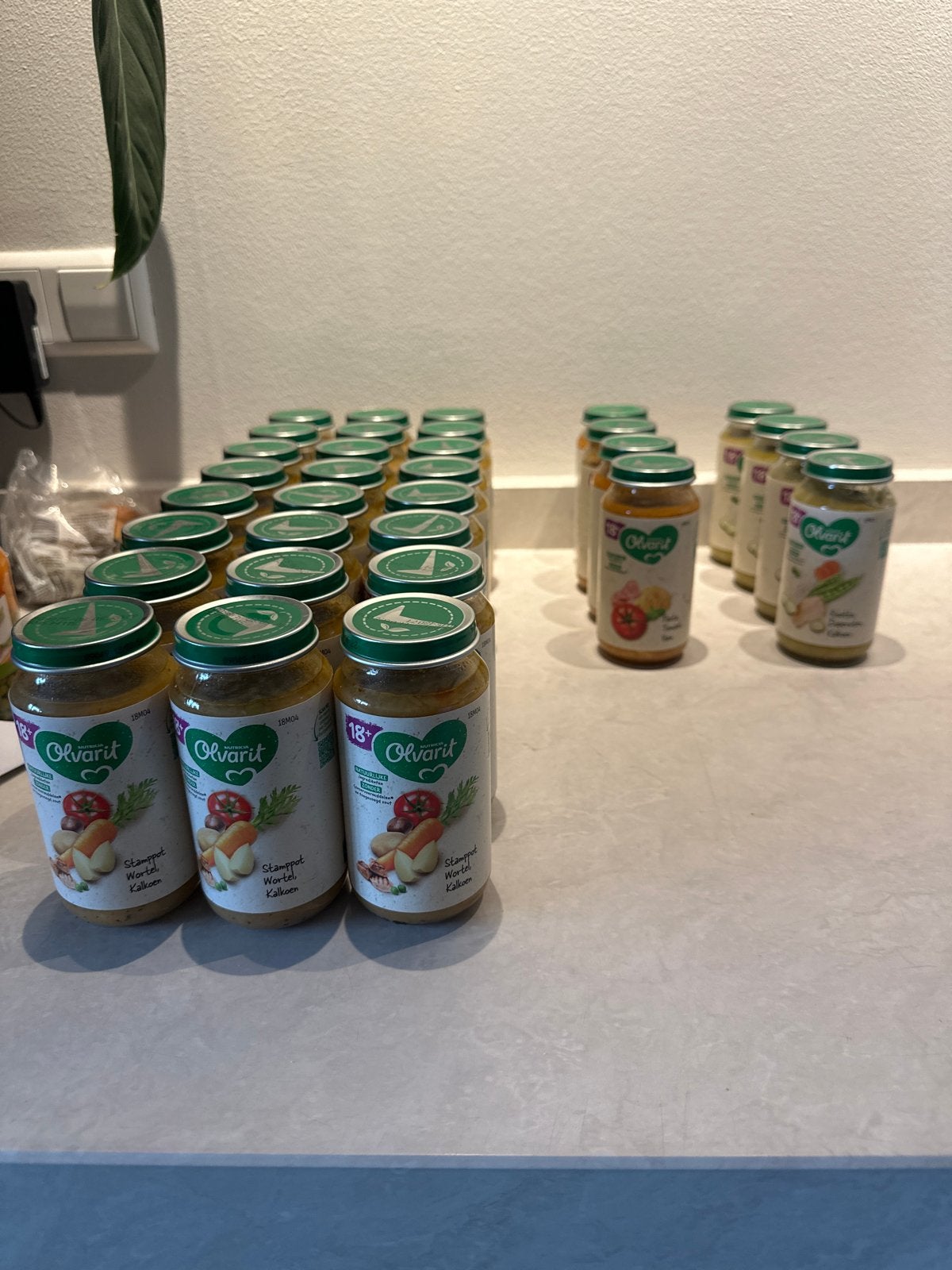32 Olvarit potjes THT 2028 - Stamppot, Pasta, Risotto, Ophalen, Nieuw, Overige typen, Overige merken