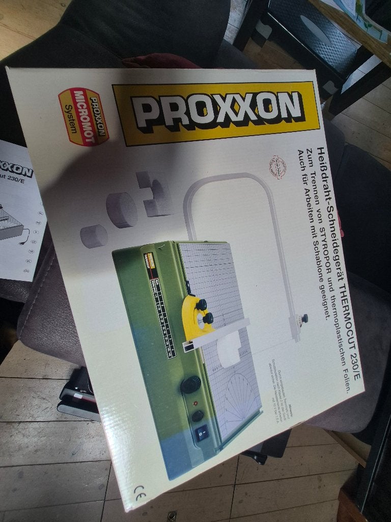Proxxon Thermocut 230/E – piepschuimsnijder / foam cutter, Gebruikt, Proxxon, 70 mm of meer, Overige typen
