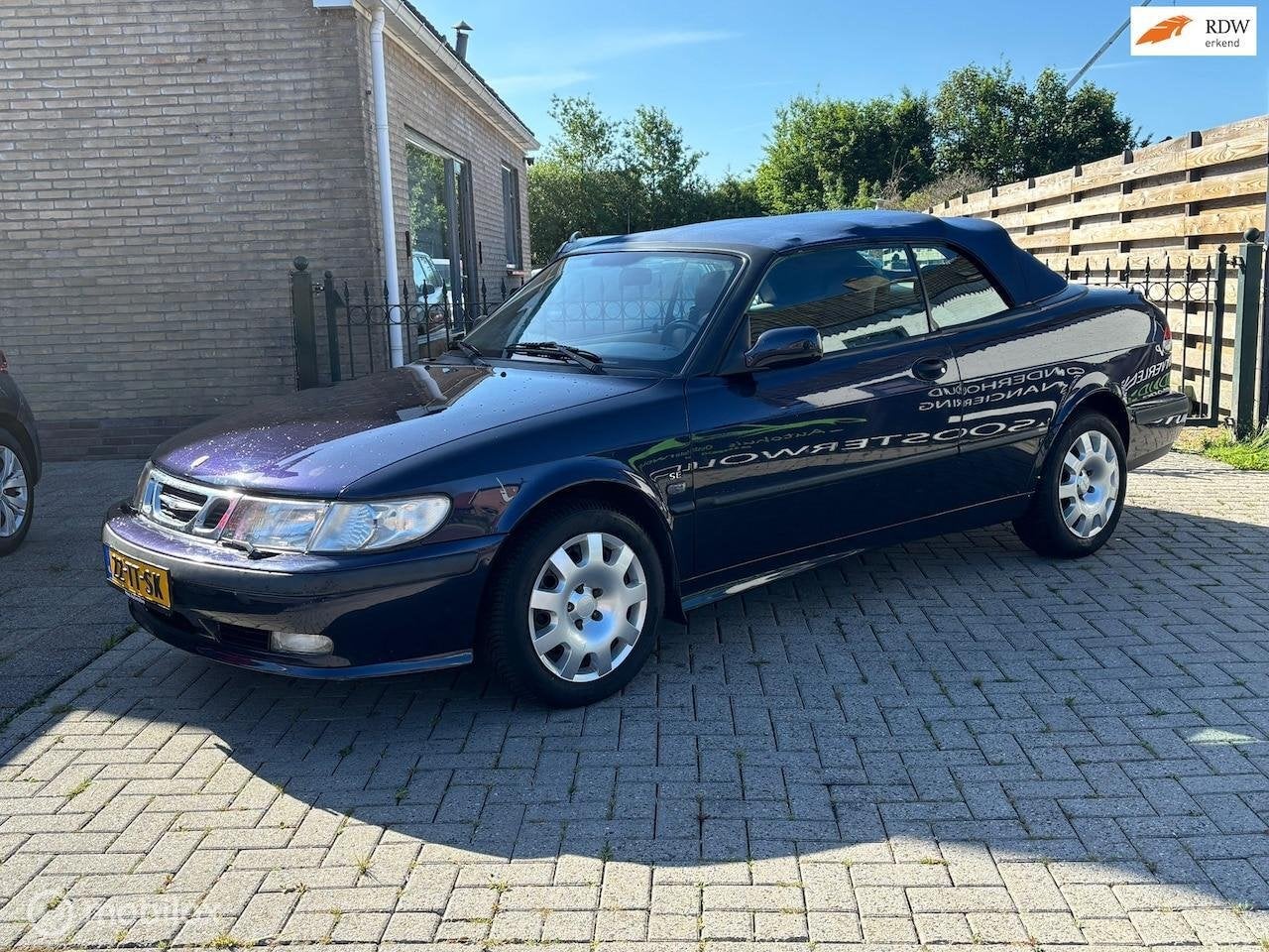 Saab 9-3 Cabrio 2.0t SE |rijd en schakelt werkelijk super |, Auto's, Saab, Voorwielaandrijving, 1380 kg, Gebruikt, Leder