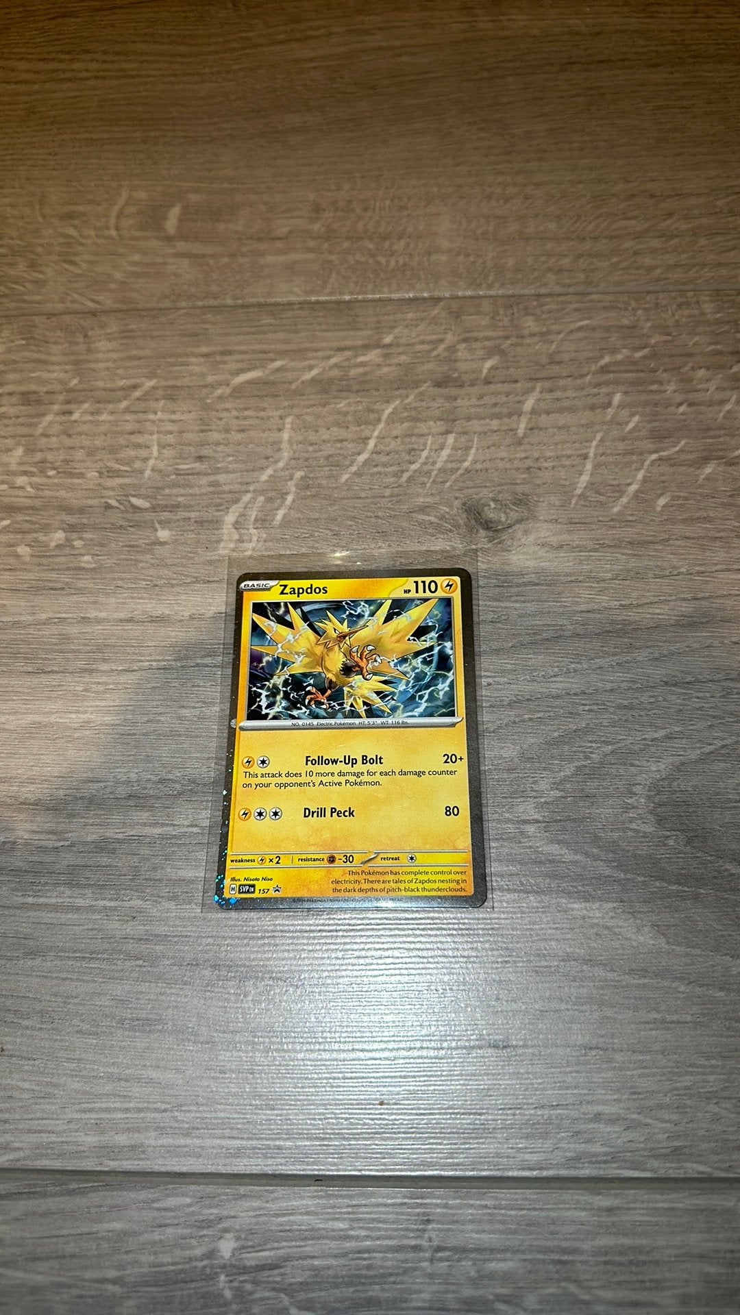 Zapdos 157 - Promo, Ophalen of Verzenden, Zo goed als nieuw