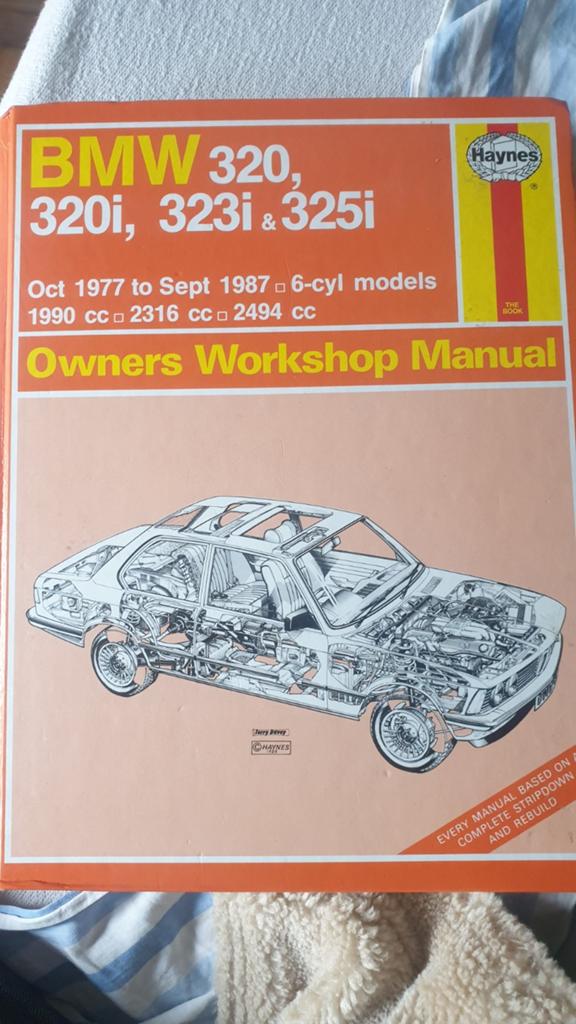 Haynes werkplaats handboek BMW 320, 323 en 325 Engels, Ophalen of Verzenden