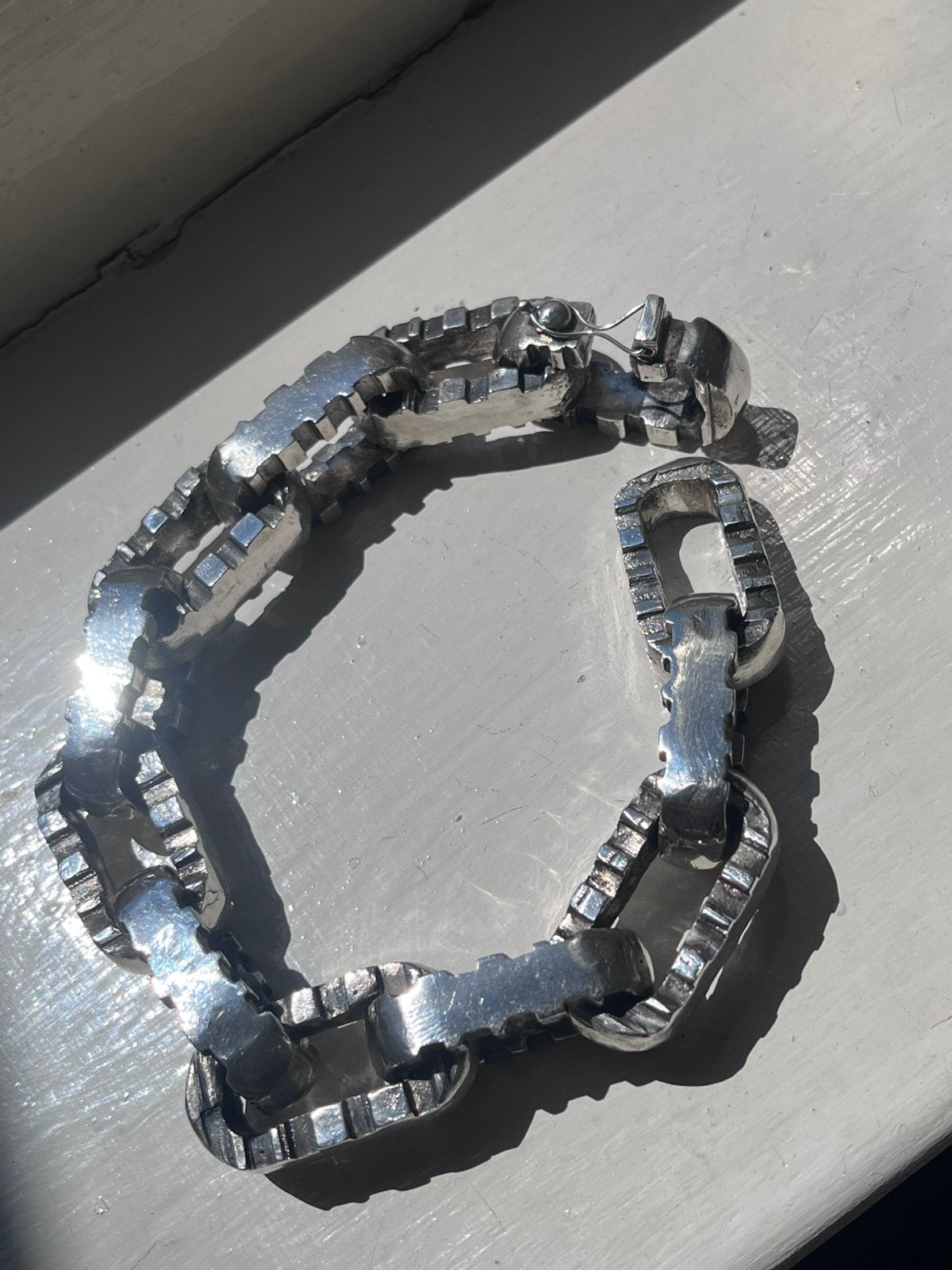 Heavy Silver Stacker braclet, extreem zware zilveren armband, Ophalen of Verzenden, Nieuw, Zilver, Zilver