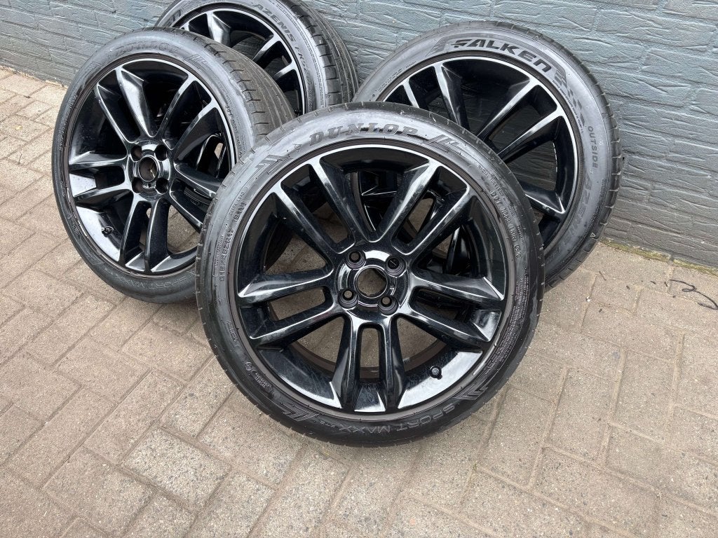 17 inch Originele Opel Corsa velgenset met banden!, Niet ingevuld, 215 mm, Banden en Velgen, Niet ingevuld