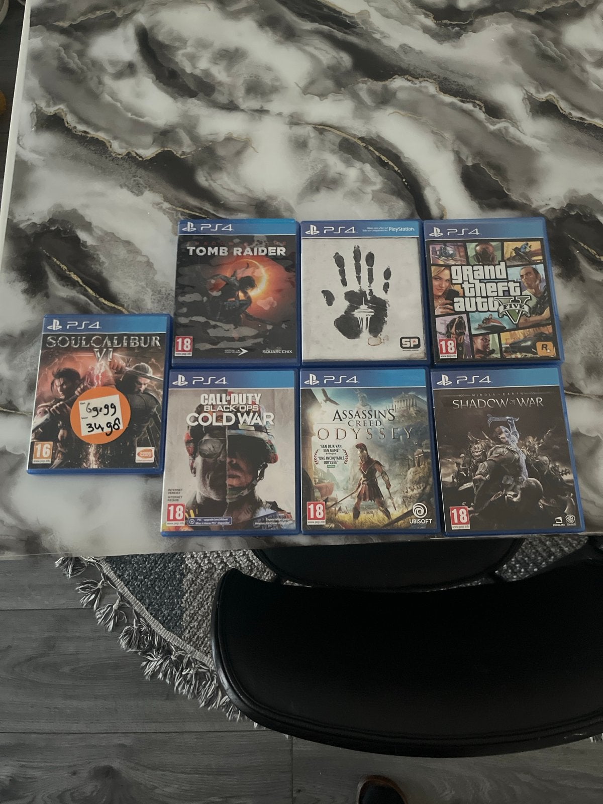 PS4 Games Bundel: Tomb Raider, GTA V, Call of Duty en meer!, Gebruikt, Vanaf 18 jaar, 1 speler, Ophalen