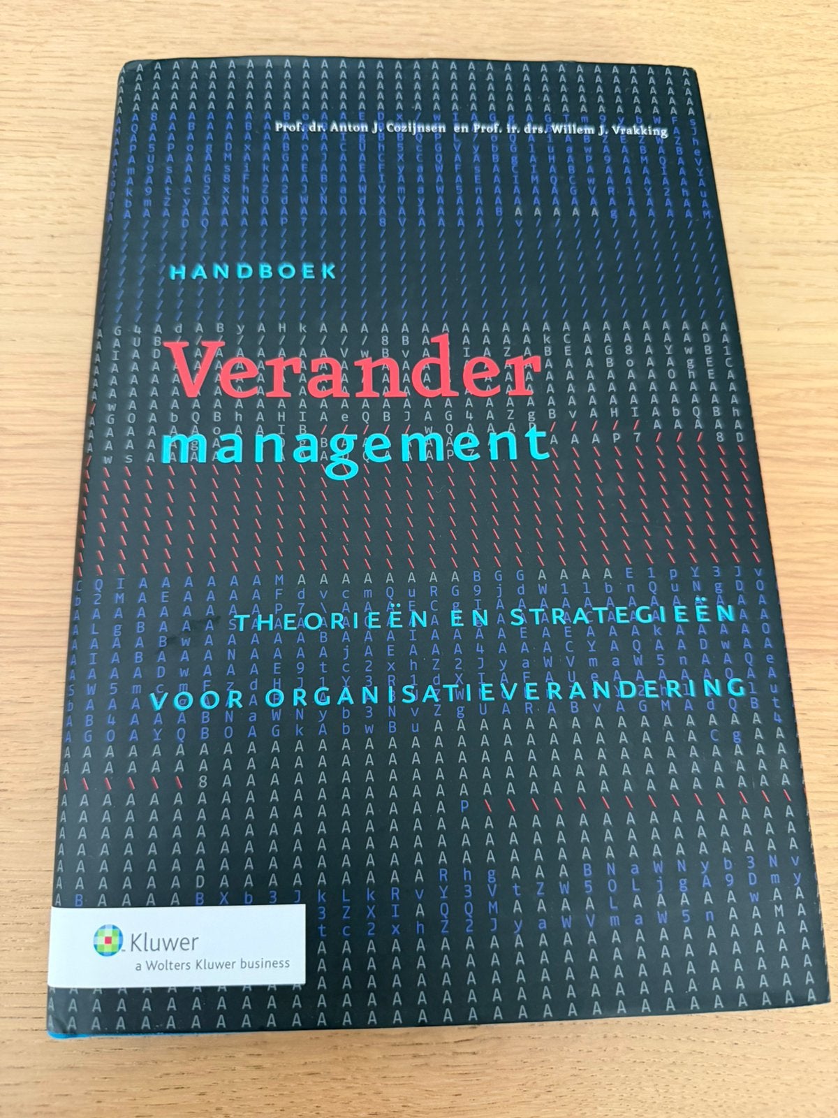 Handboek Verandermanagement Cozijnsen Vrakking, Ophalen of Verzenden, Alpha, Zo goed als nieuw, HBO