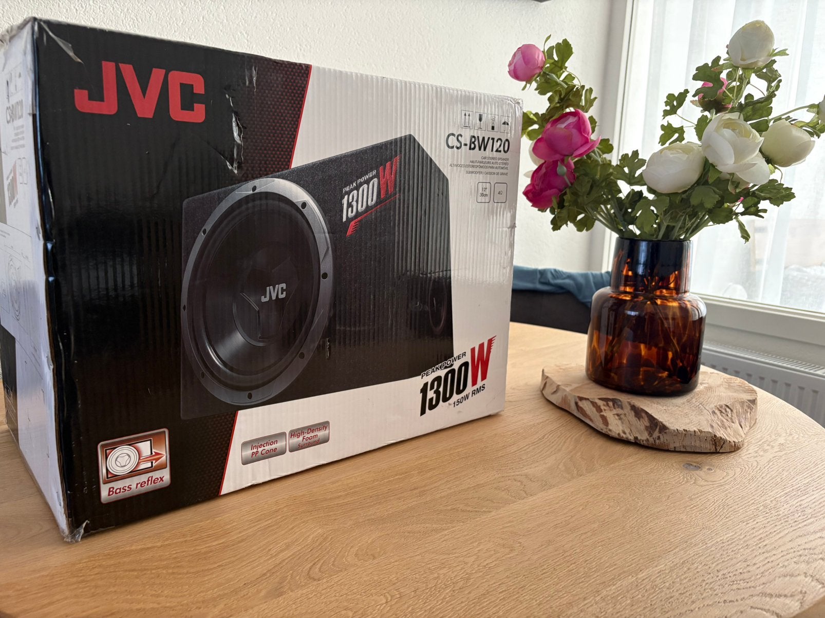 JVC-CS-BW120 subwoofer (GESEALD), Audio, Tv en Foto, Luidsprekers, Ophalen of Verzenden, Nieuw, Subwoofer, JVC