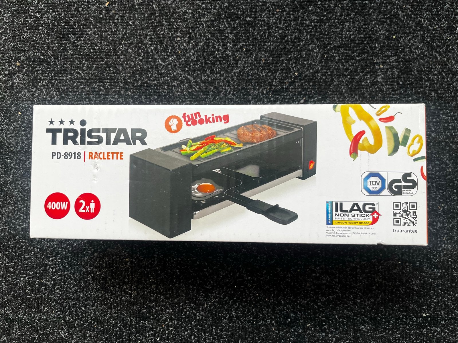 Tristar PD-8918 Raclette - Nieuw in doos, Ophalen of Verzenden, Nieuw, Minder dan 4 personen