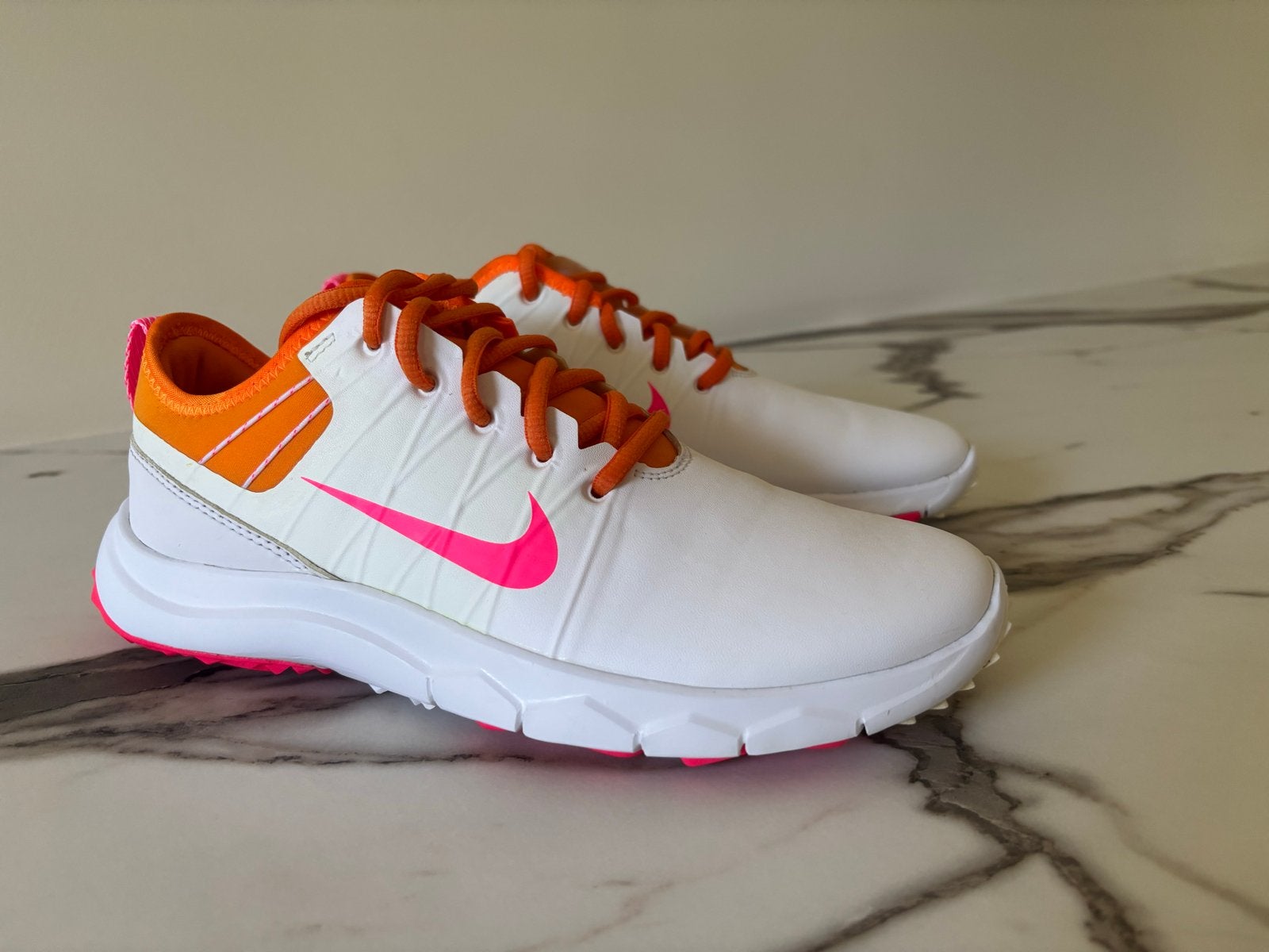 Nike dames golfschoenen - Wit/Oranje/Roze - maat 37, Sport en Fitness, Golf, Ophalen of Verzenden, Nieuw, Schoenen, Overige merken