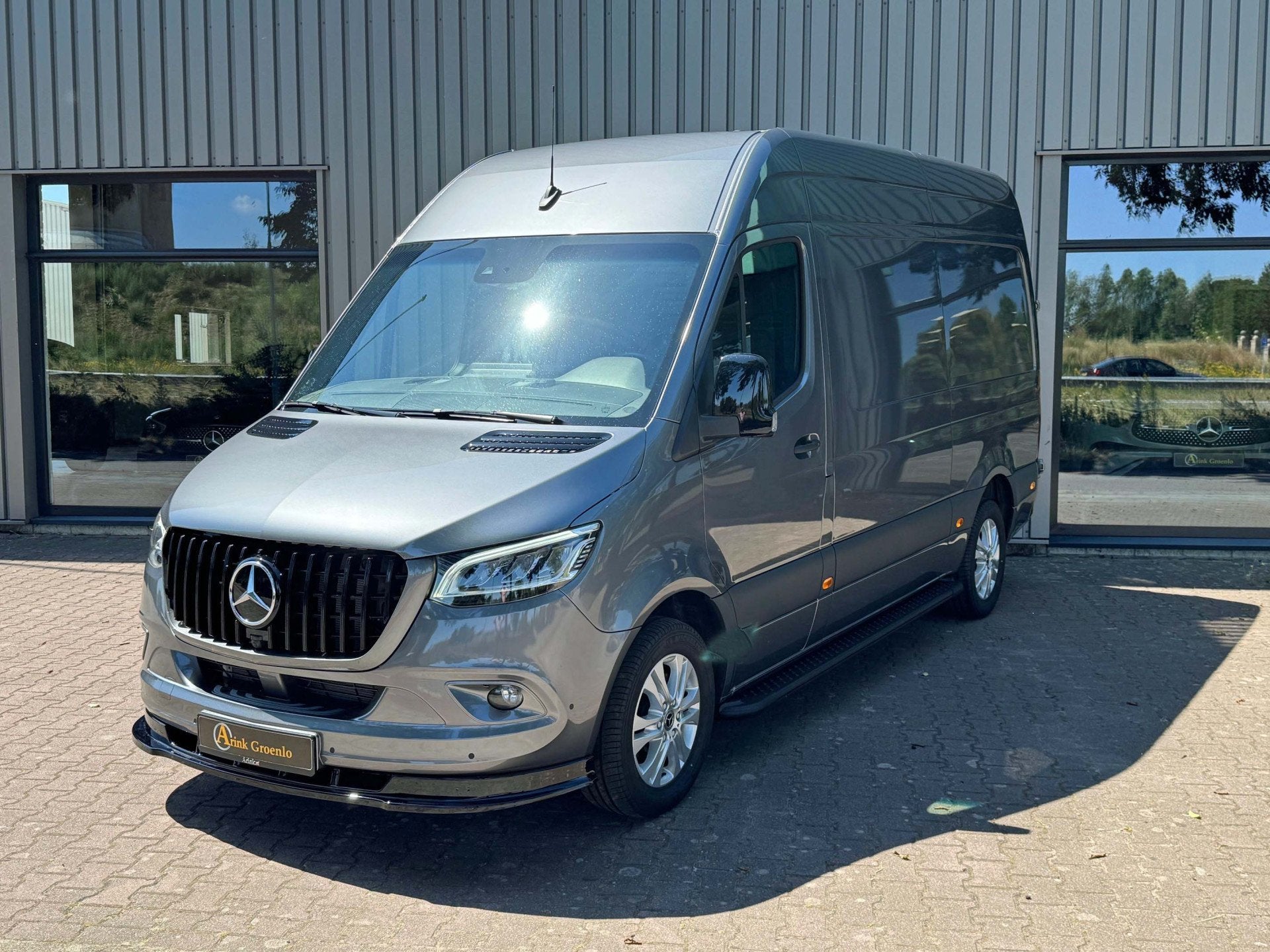Mercedes-Benz Sprinter 319 CDI L2H2 BPM vrij 360 ALARM KL3, Automaat, Gebruikt, Zwart, Met garantie (alle)