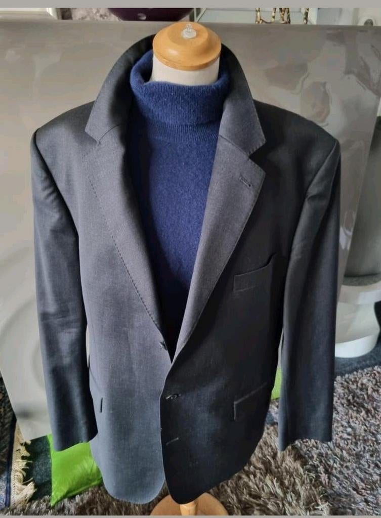 Burberry London colbert, maat 56, wol, zwart, nieuwstaat., Kleding | Heren, Burberry London, Zwart, Maat 56/58 (XL), Ophalen of Verzenden