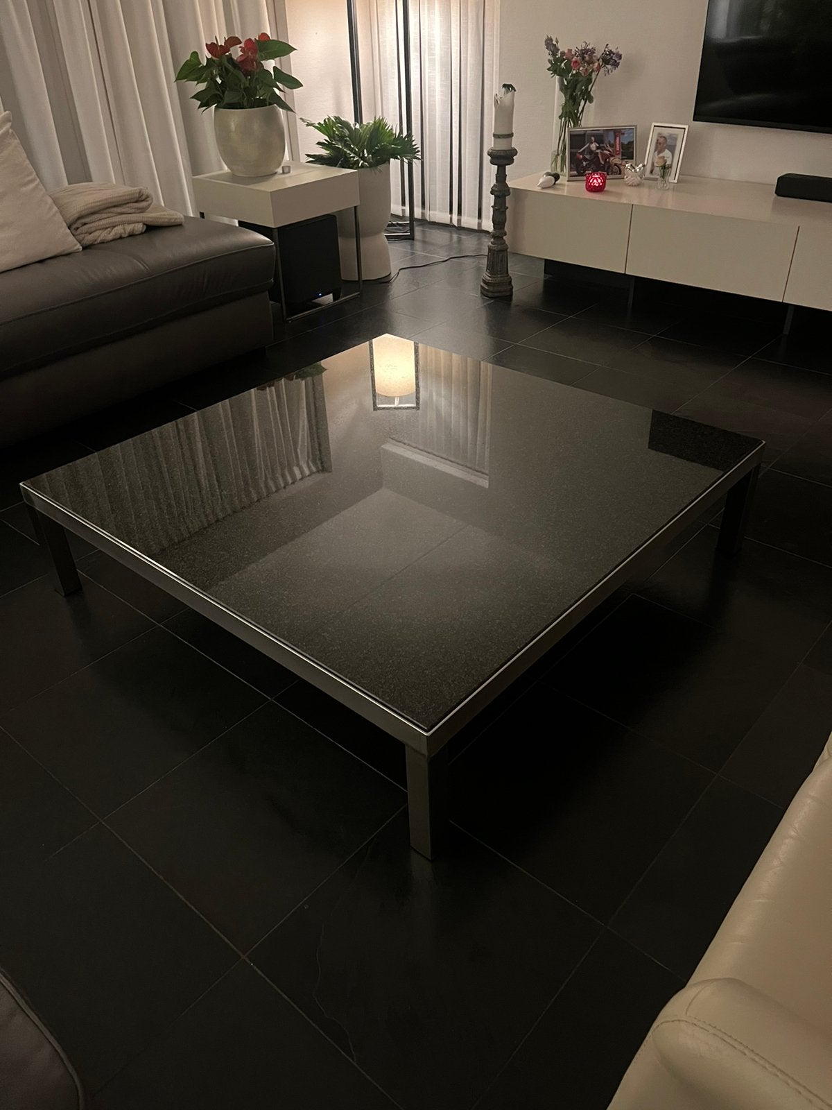 Salontafel, Overige materialen, Gebruikt, Vierkant, Ophalen of Verzenden