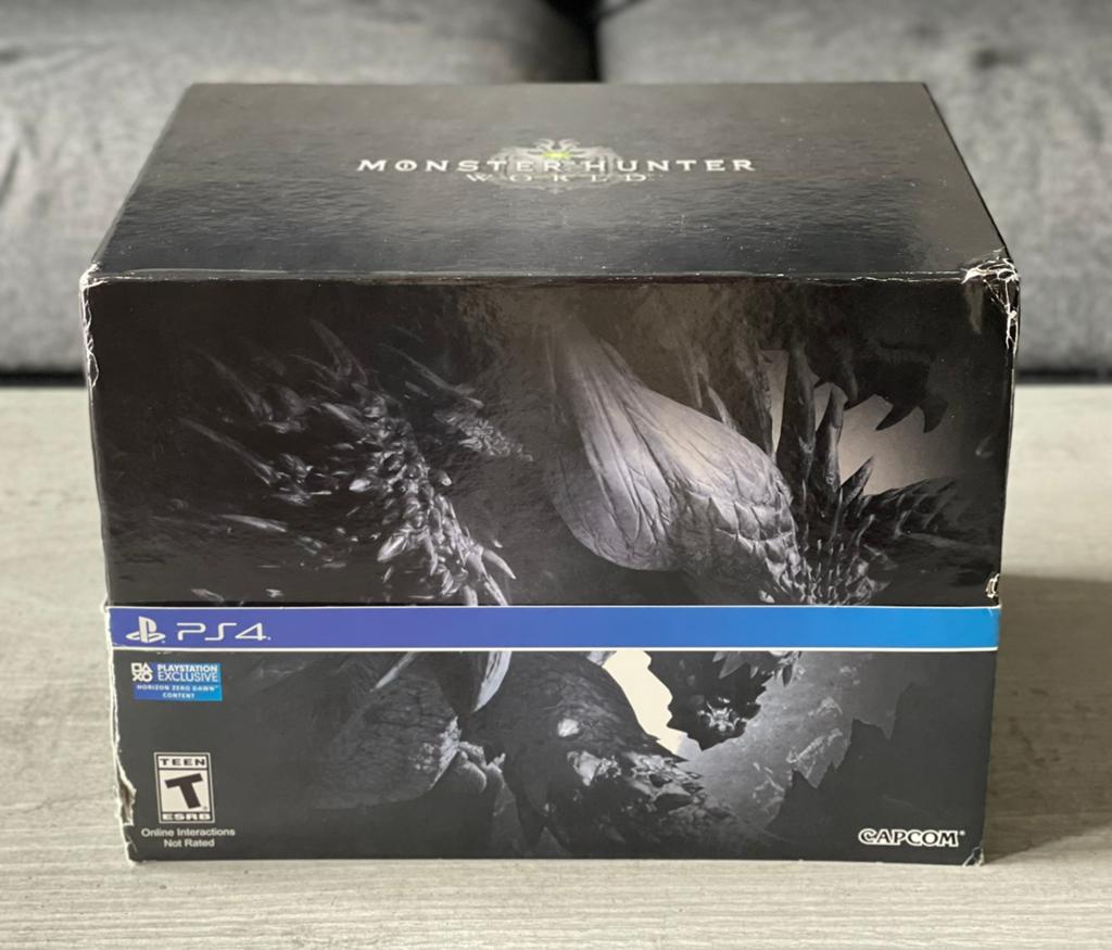 Monster Hunter World Collector's Edition PS4, Online, 1 speler, Ophalen of Verzenden, Zo goed als nieuw
