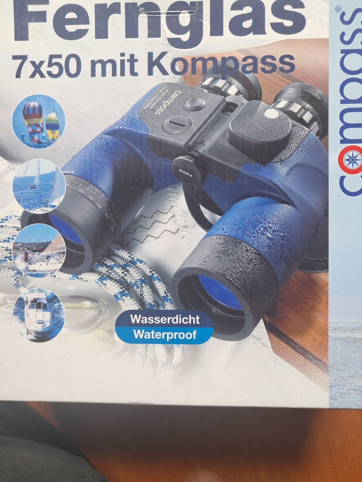 kompas verrekijker, Ophalen, Nieuw