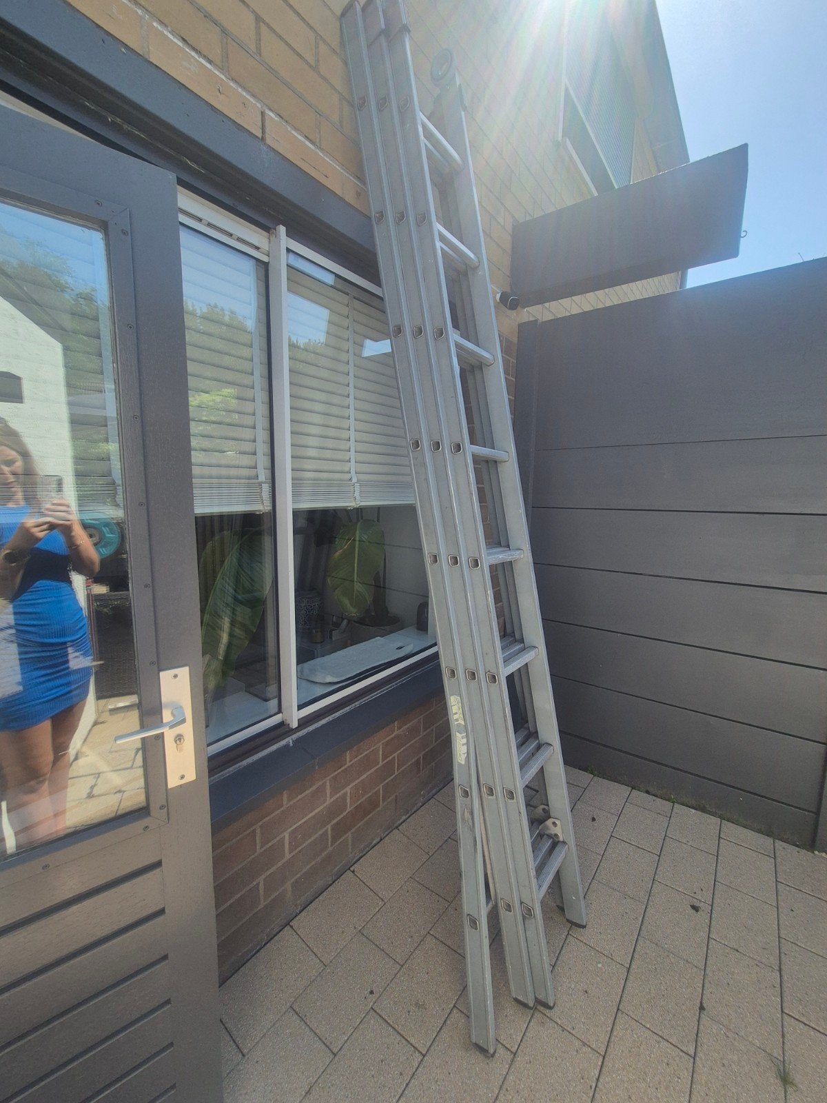 Dirks ladder - Gebruikt, maar in nette staat, Ophalen, Gebruikt, Ladder, Opvouwbaar of Inschuifbaar