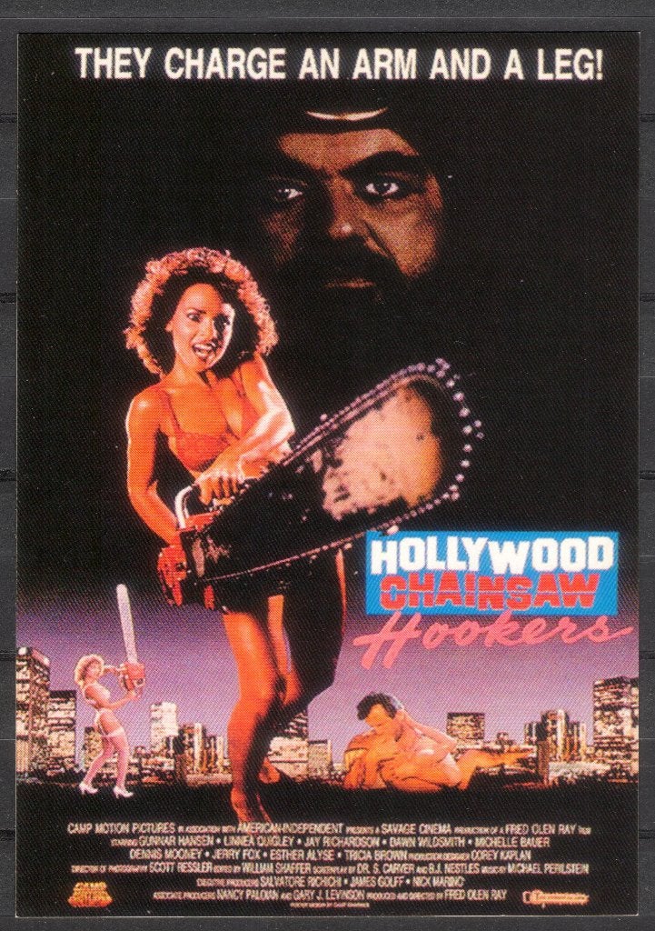 Hollywood Chainsaw Hookers, Verzenden, 1980 tot heden, Ongelopen, Sterren en Beroemdheden