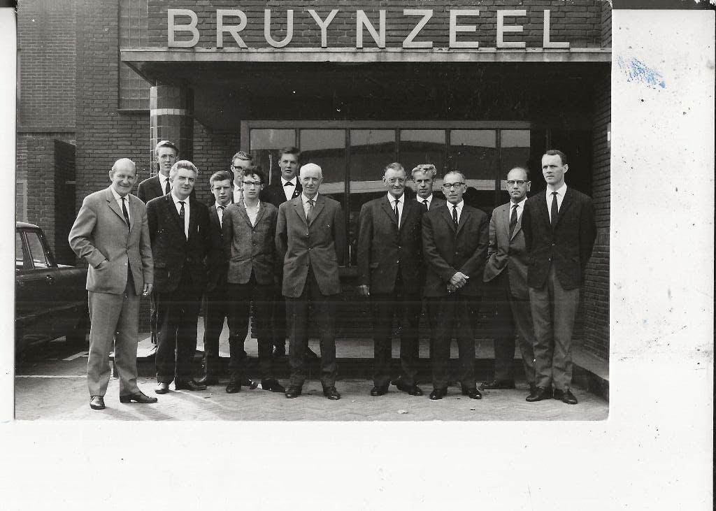 Rotterdam Bezoek Bruynzeel Fotokaart 1964, Verzamelen, Ophalen of Verzenden, 1960 tot 1980, Ongelopen, Zuid-Holland