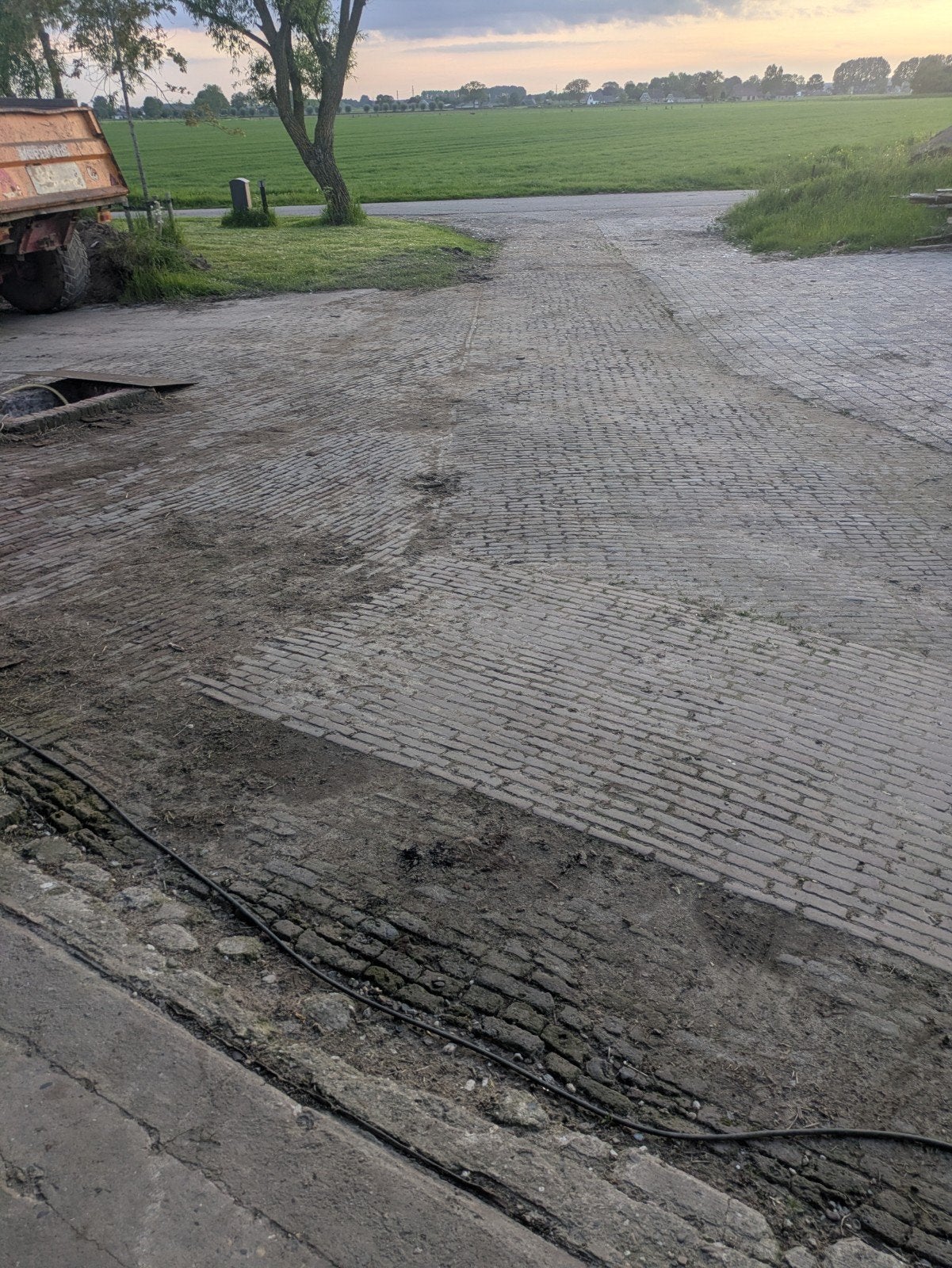 Oude gebakken waaltjes, Ophalen, Gebruikt, Klinkers