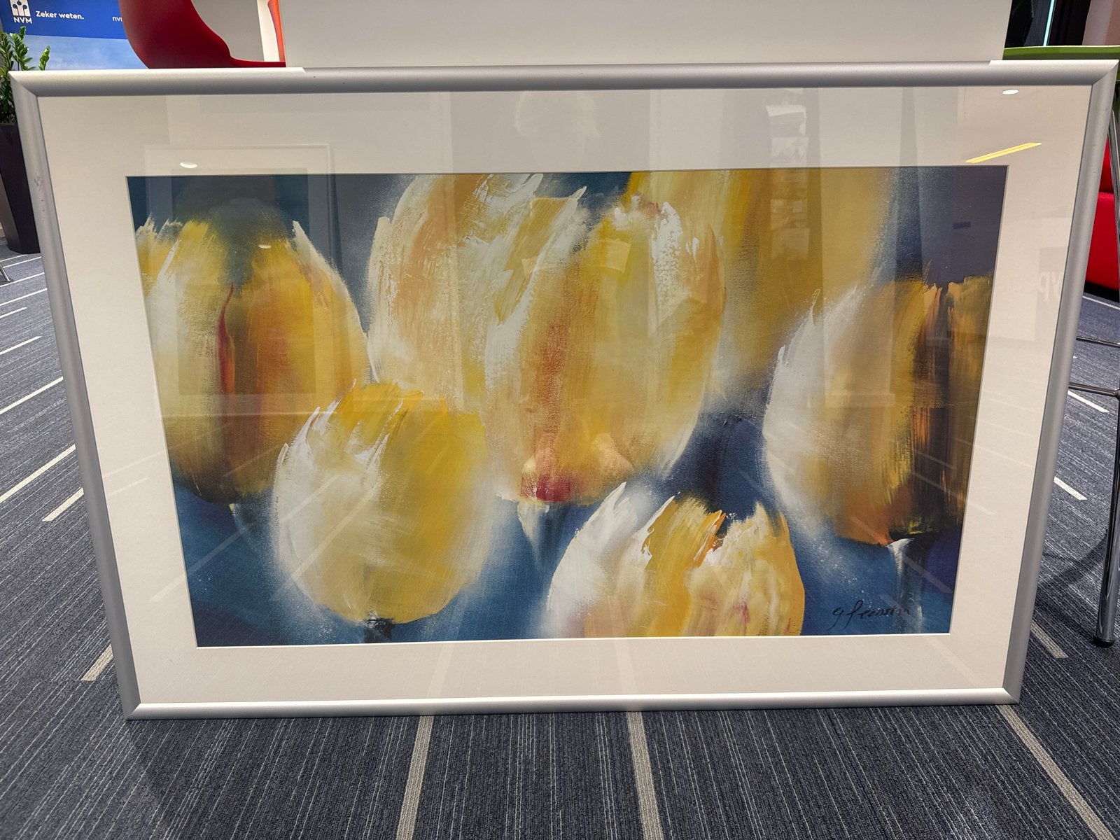 2x Feenstra ingelijste posters - Tulpen (60x100 cm), Ophalen, Papier/karton, Achter glas, Print