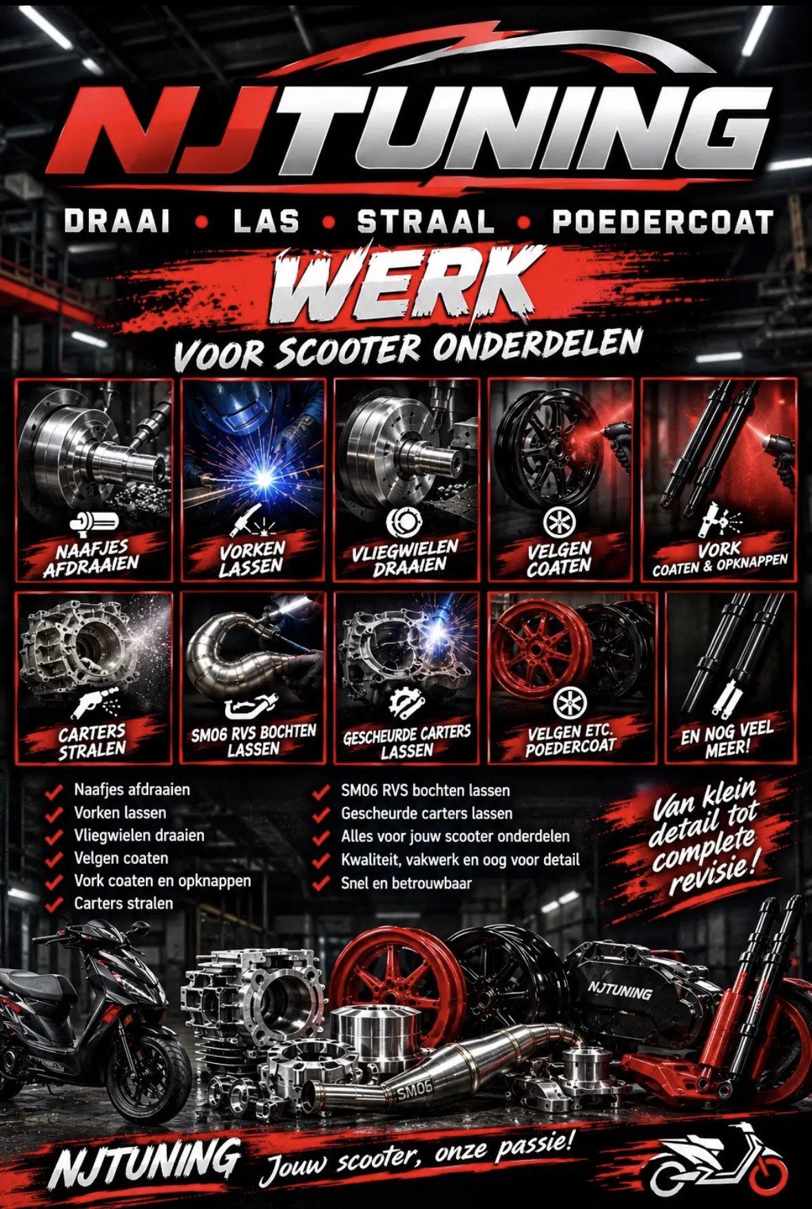 Njtuning, Ophalen of Verzenden, Zo goed als nieuw, Blok, Piaggio