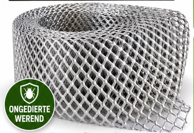 Ongedierte gaas aluminium diverse breedtes, Insecten of Spinnen