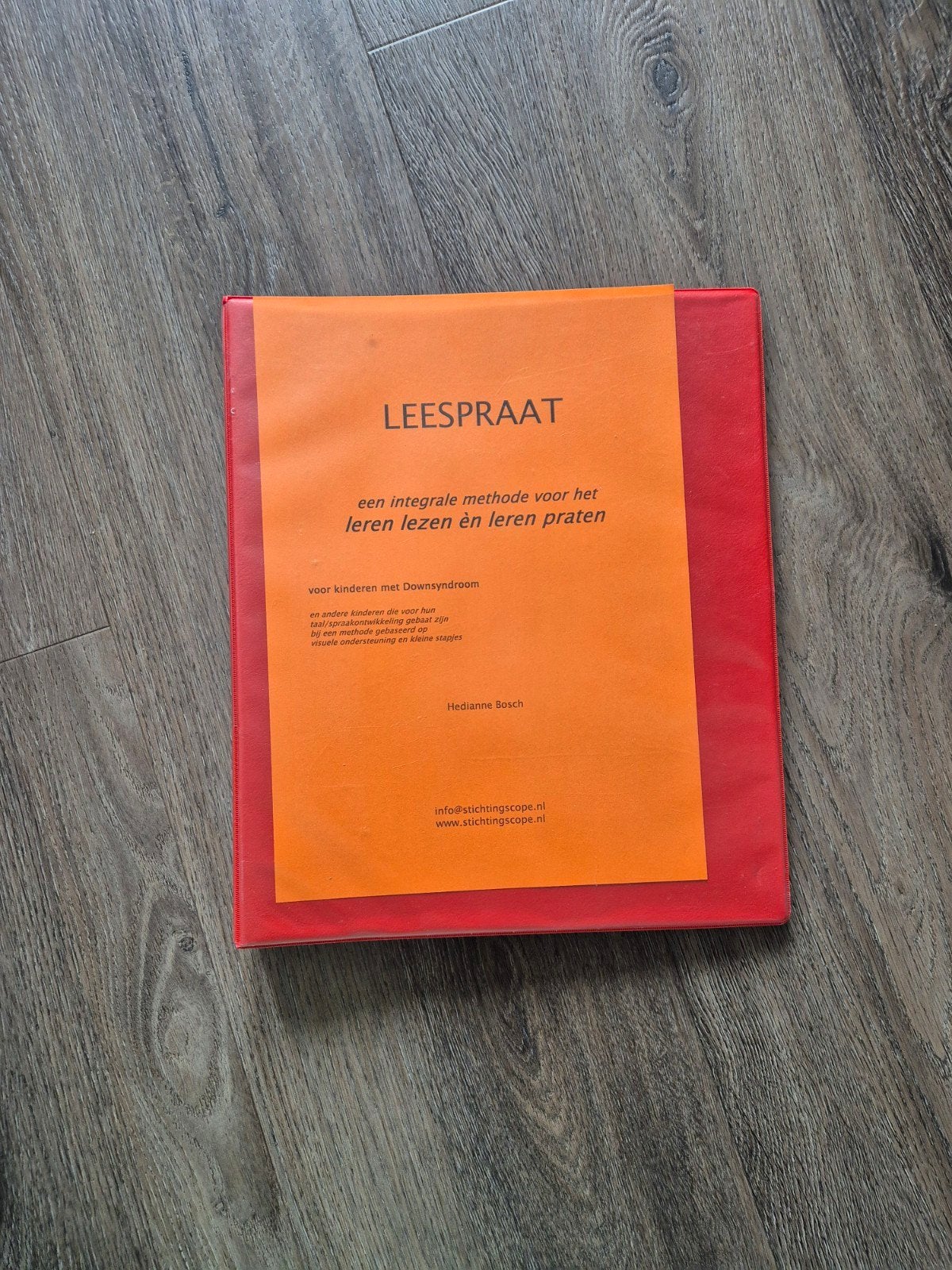 Leespraat map - Methode voor leren lezen en praten, Ophalen of Verzenden, Zo goed als nieuw, Hedianne Bosch, 3 tot 4 jaar