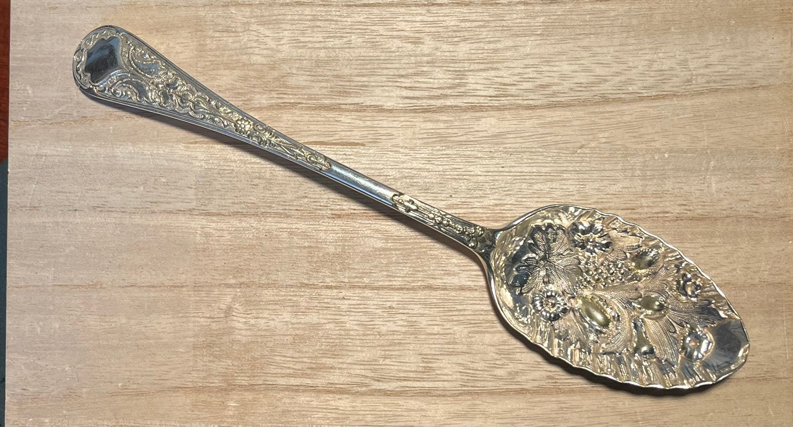 Vintage Engelse Fruitlepel., Antiek en Kunst, Ophalen of Verzenden