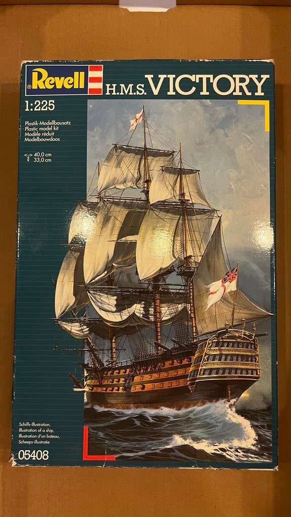 Revell HMS Victory Bouwpakket - Schip, Ophalen of Verzenden, Zo goed als nieuw, 1:200 of kleiner, Revell