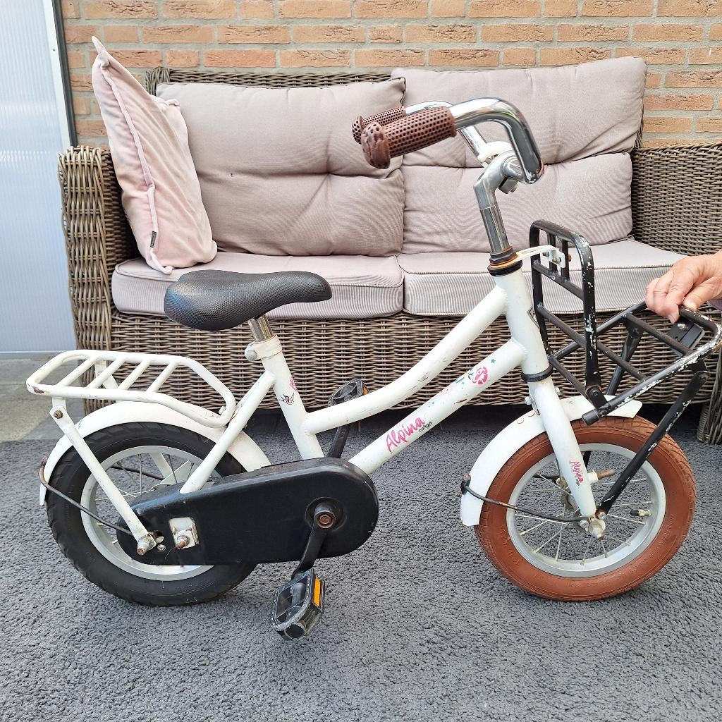 fietsje 12,5 inch, Fietsen en Brommers, Fietsen | Dames | Damesfietsen, Terugtraprem, Gebruikt, Minder dan 47 cm, Ophalen
