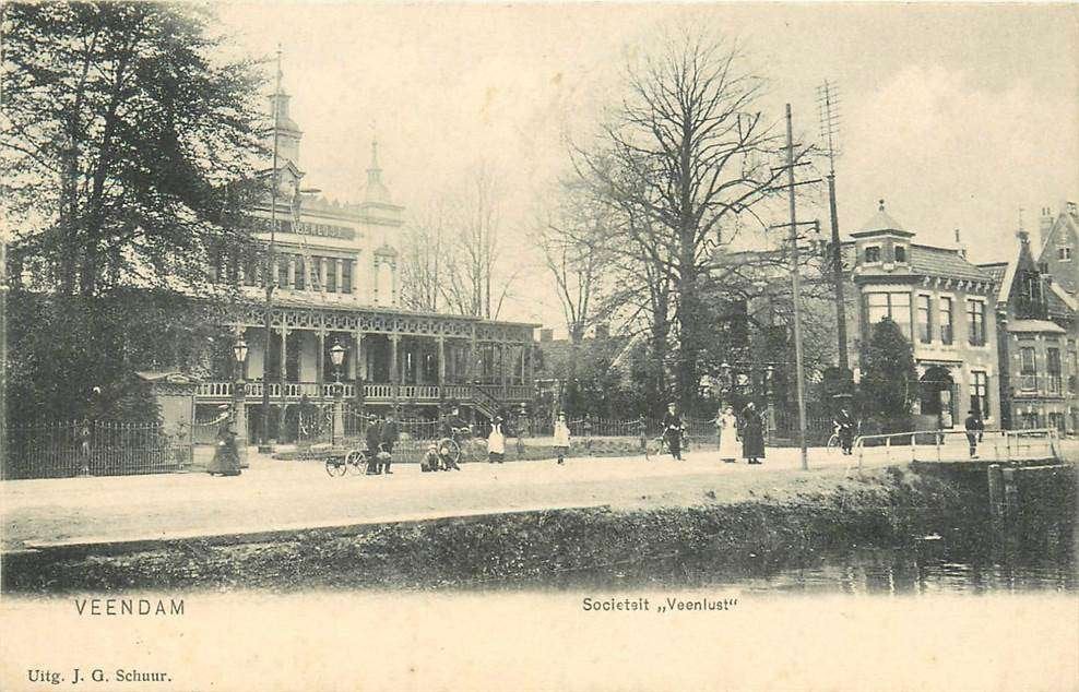 304-095-045 Veendam Societeit Veenlust, Verzenden, Voor 1920, Groningen
