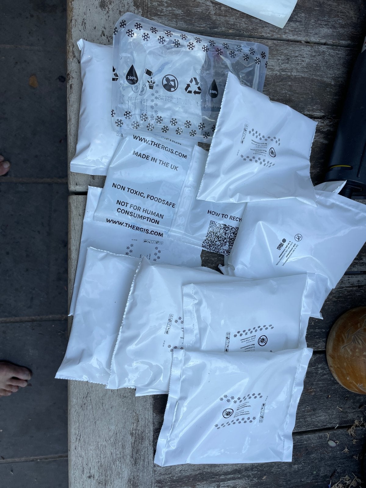 Koelelementen (Hello Fresh) beschikbaar, Ophalen, Zo goed als nieuw, Koelelement
