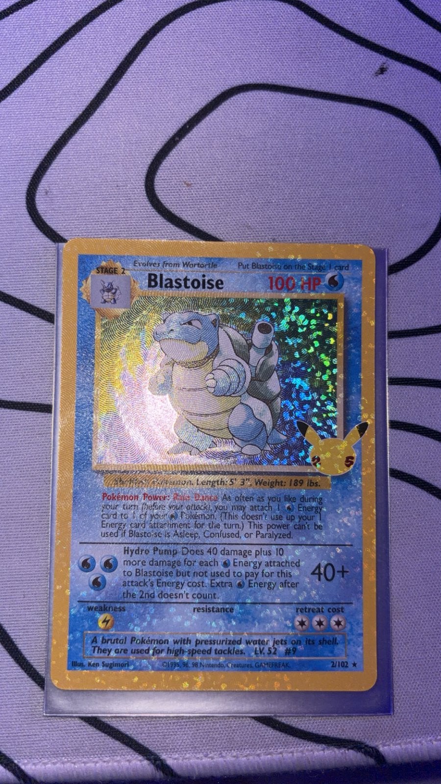 Celebrations blastoise, Hobby en Vrije tijd, Ophalen of Verzenden, Zo goed als nieuw