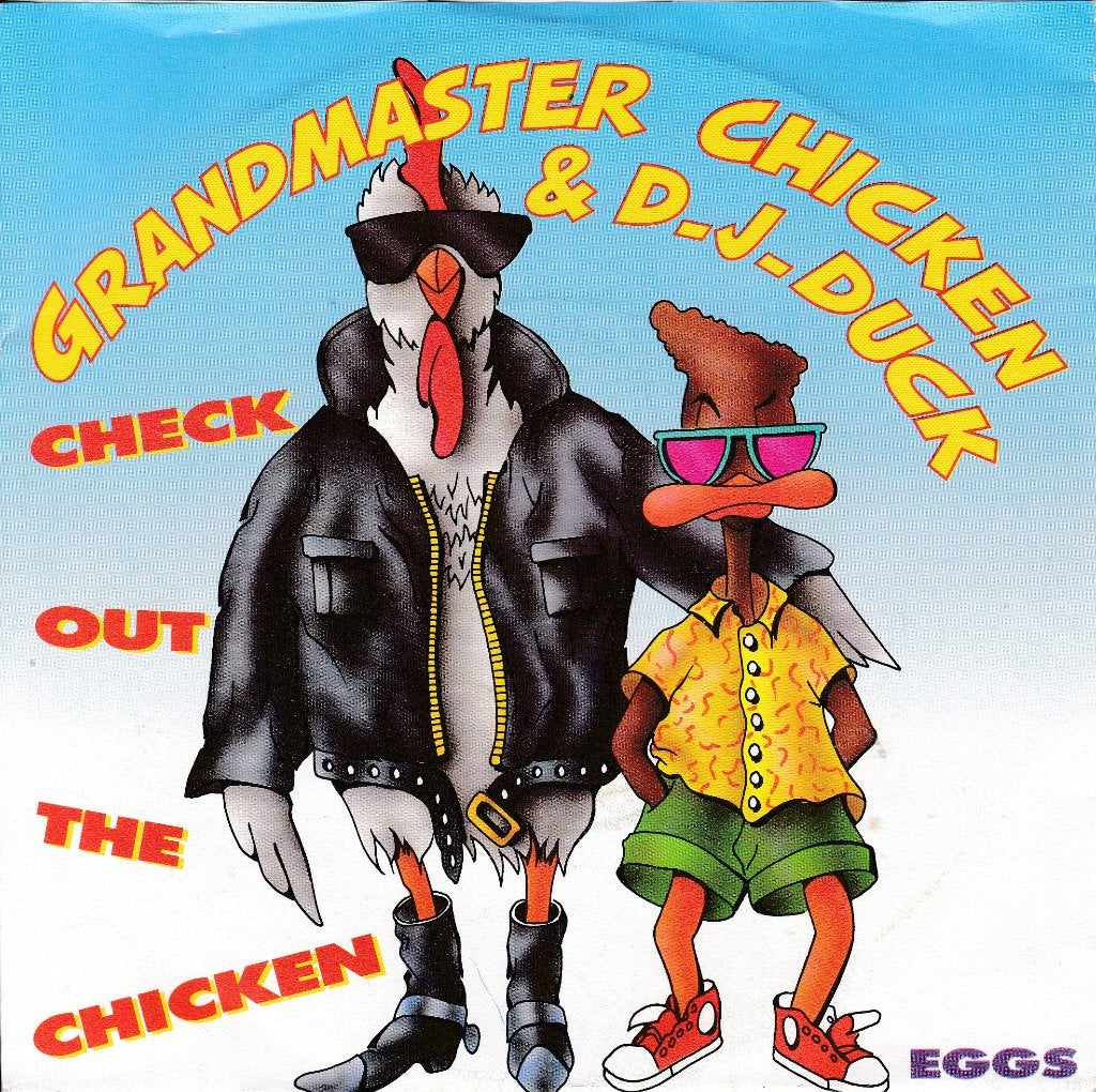 S 1512Grandmaster Chicken& D.J. Duck –Check Out The Chicken, Gebruikt, Fotohoes, Overige genres, 7 inch