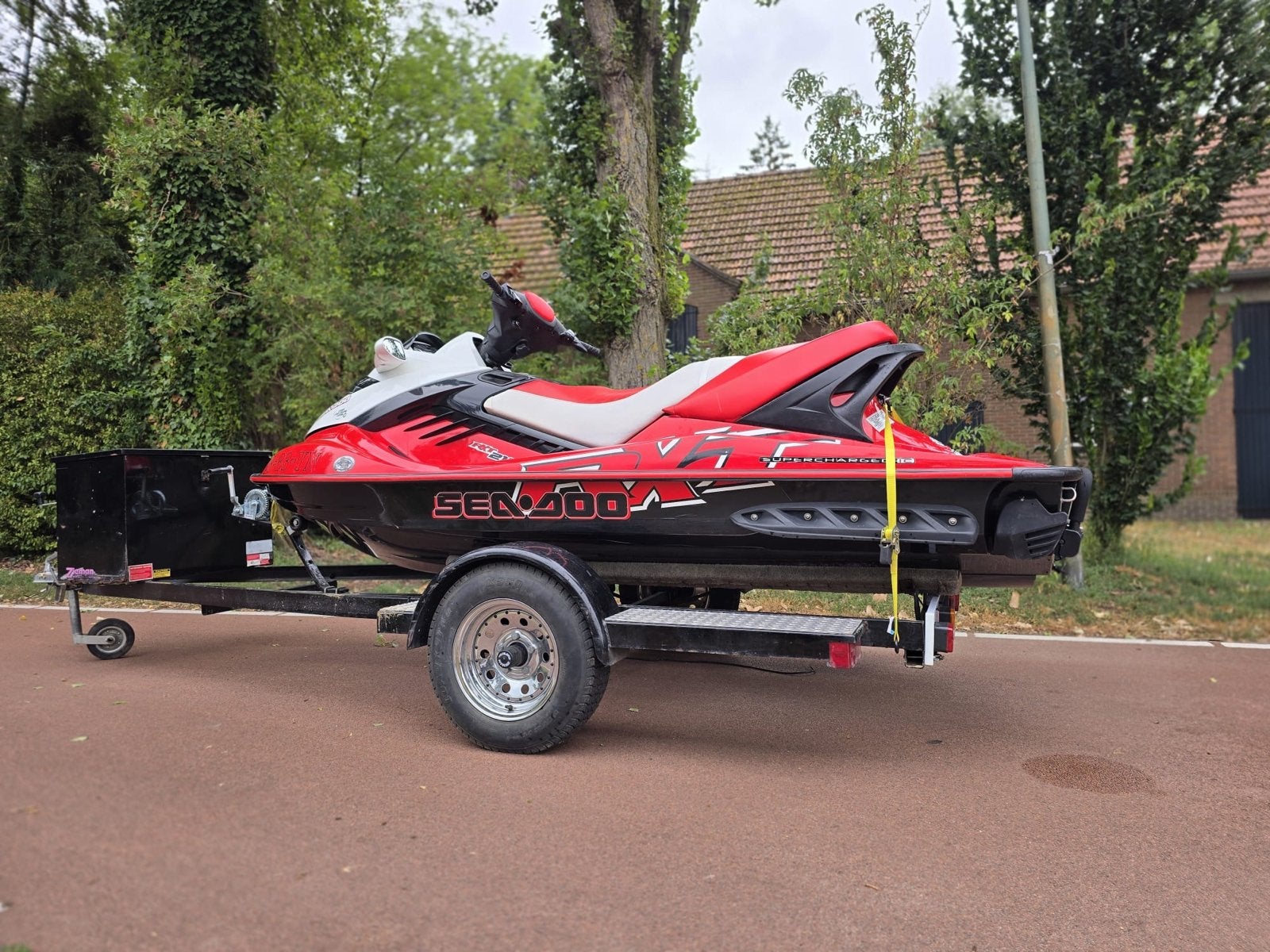 Sea-Doo RXT 215 Jetski met trailer, Ophalen, Gebruikt, Benzine, 200 pk of meer