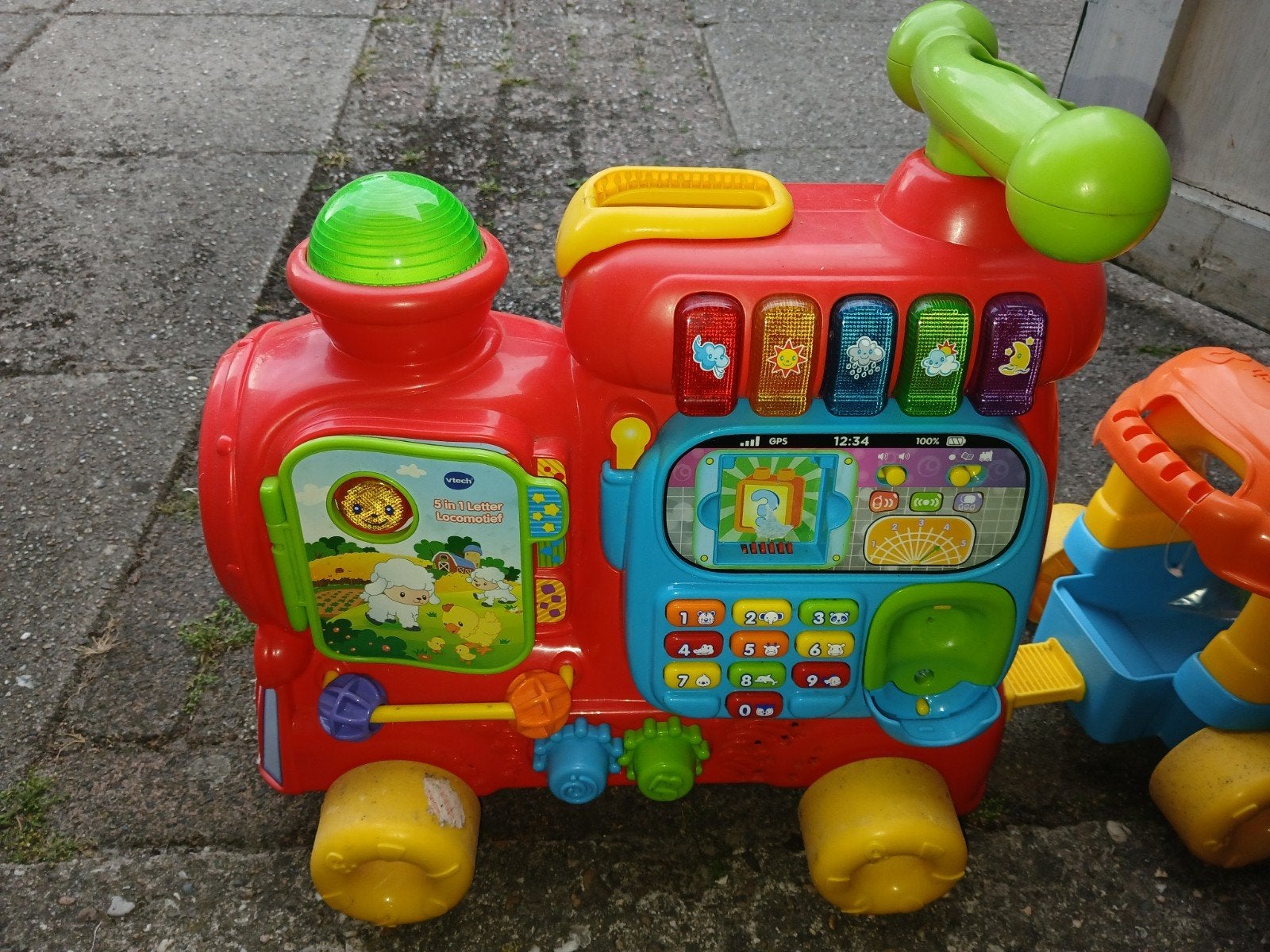 Vtech trein compleet, Kinderen en Baby's, Speelgoed | Vtech, Ophalen of Verzenden, Gebruikt, 6 maanden tot 2 jaar