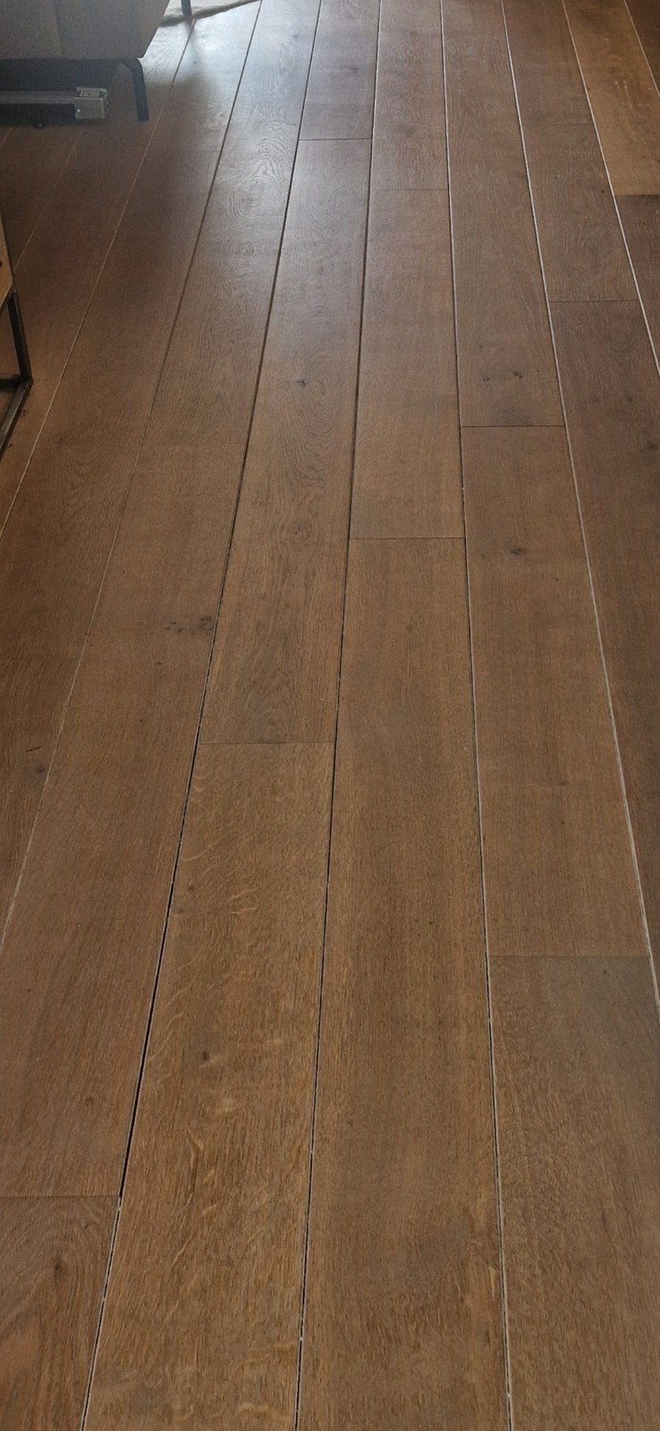 Frank eiken houten vloer - ca. 40m², Ophalen, Gebruikt, Vloerdelen of -planken, 10 m² of meer