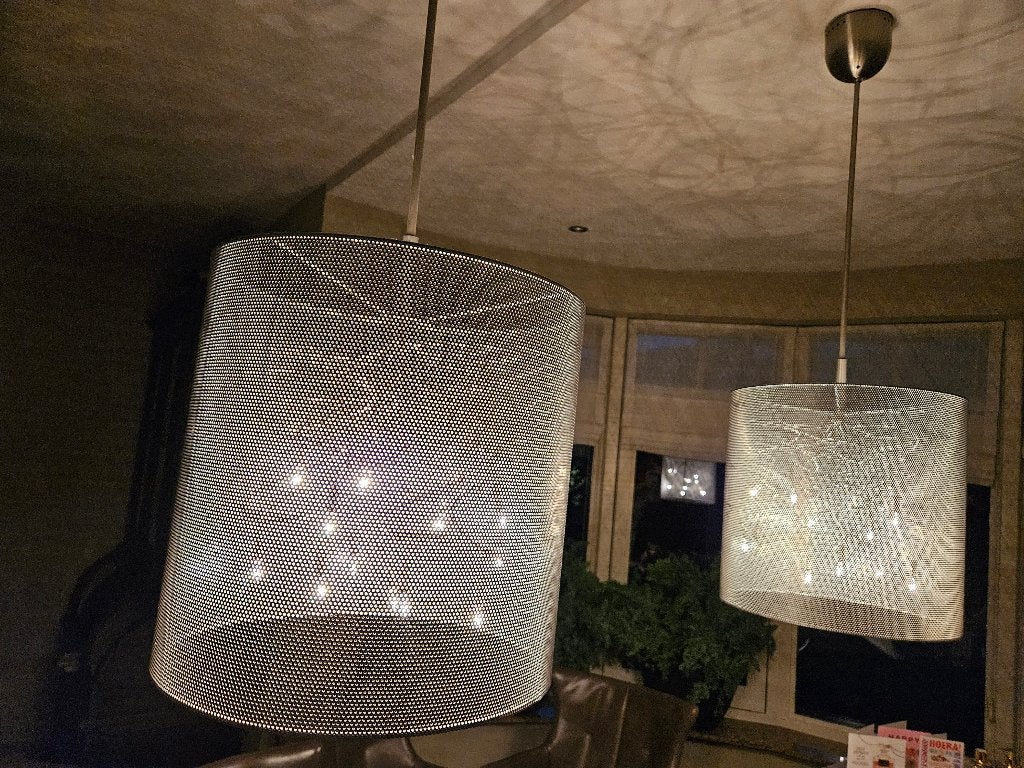 2 prachtige harco loor hanglampen in zeer goede staat, Ophalen, Zo goed als nieuw, Metaal