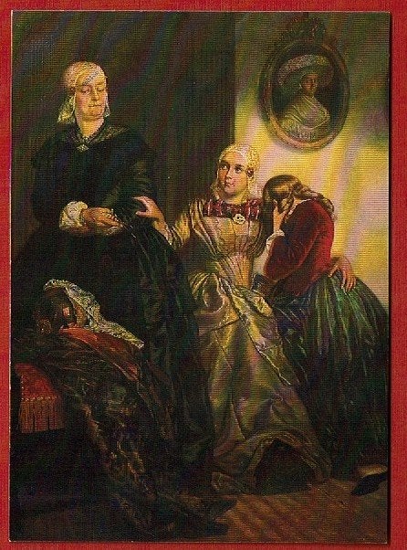 Kunst - P.W. Sebes - Het oorijzer , 1857 - Ong., Ophalen of Verzenden, 1980 tot heden, Ongelopen, Cultuur en Media