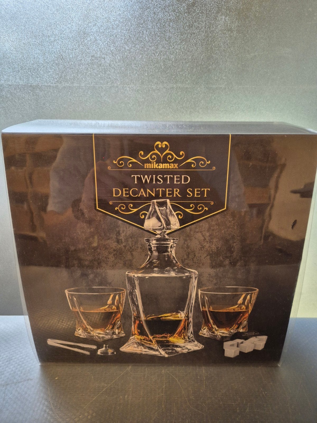 Mikamax Twisted Decanter Set, -, -, Overige typen, Nieuw