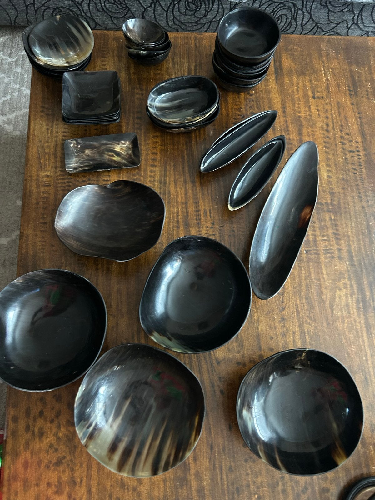Beldeco Koehoorn Borden, Kommen en Schalen - Diverse Maten, Meerkleurig, Boho, Ophalen of Verzenden, Zo goed als nieuw