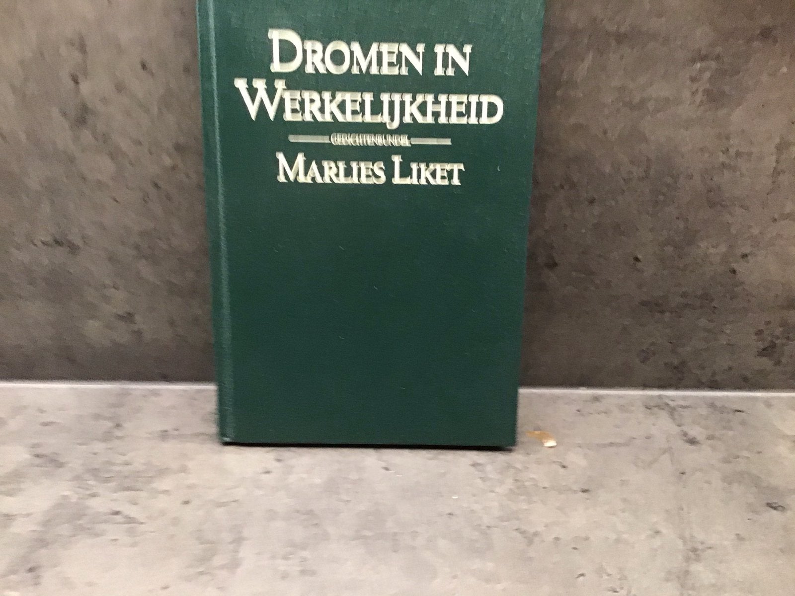 Gedichtenbundel “dromen in werkelijkheid” marlies liket., Ophalen of Verzenden, Zo goed als nieuw