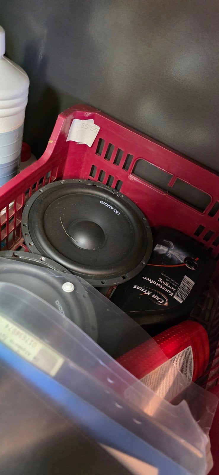 Kicker CRV 12 subwoofer, versterkers en kabels, Ophalen, Gebruikt