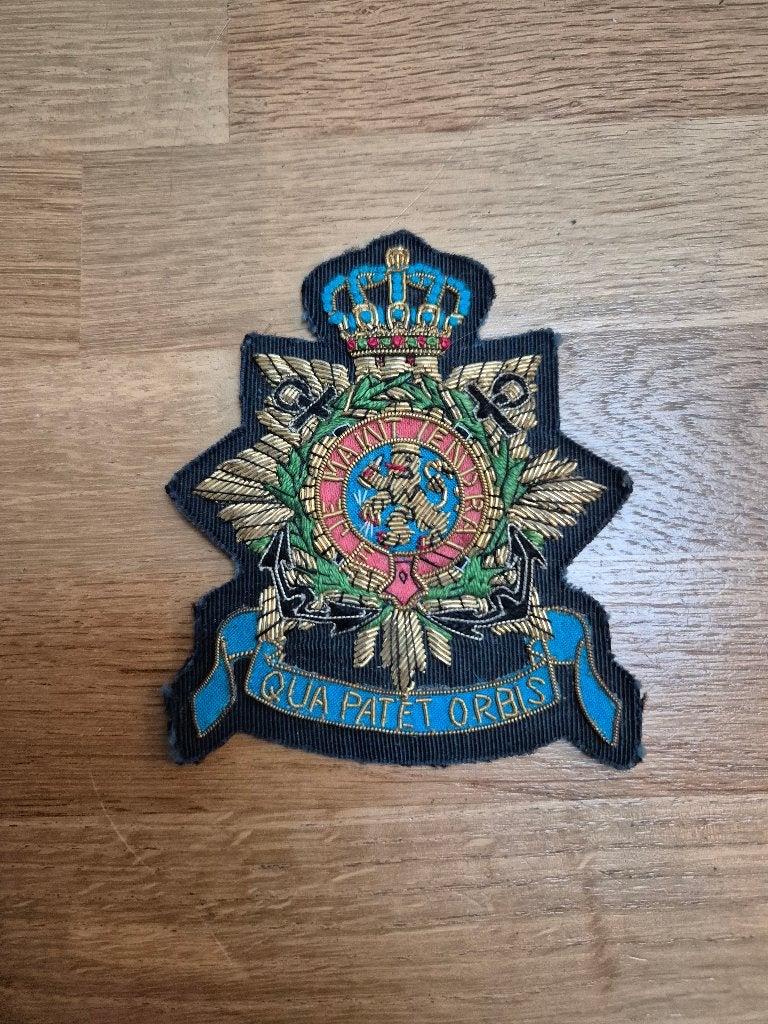 Luxe Korps Mariniers embleem, Verzamelen, Ophalen of Verzenden, Marine, Nederland, Embleem of Badge