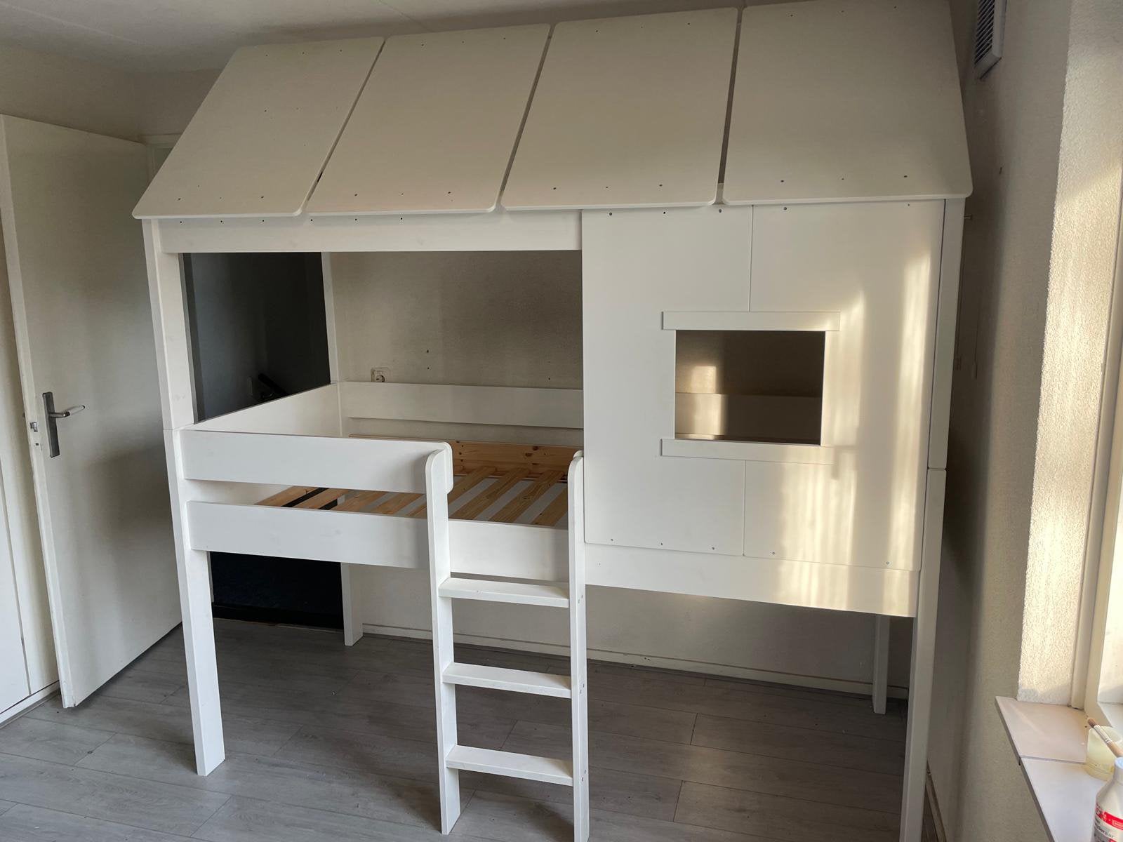 Hoogslaper, zo goed als nieuw, Kinderen en Baby's, Kinderkamer | Stapelbedden en Hoogslapers, Ophalen, Zo goed als nieuw, Hoogslaper