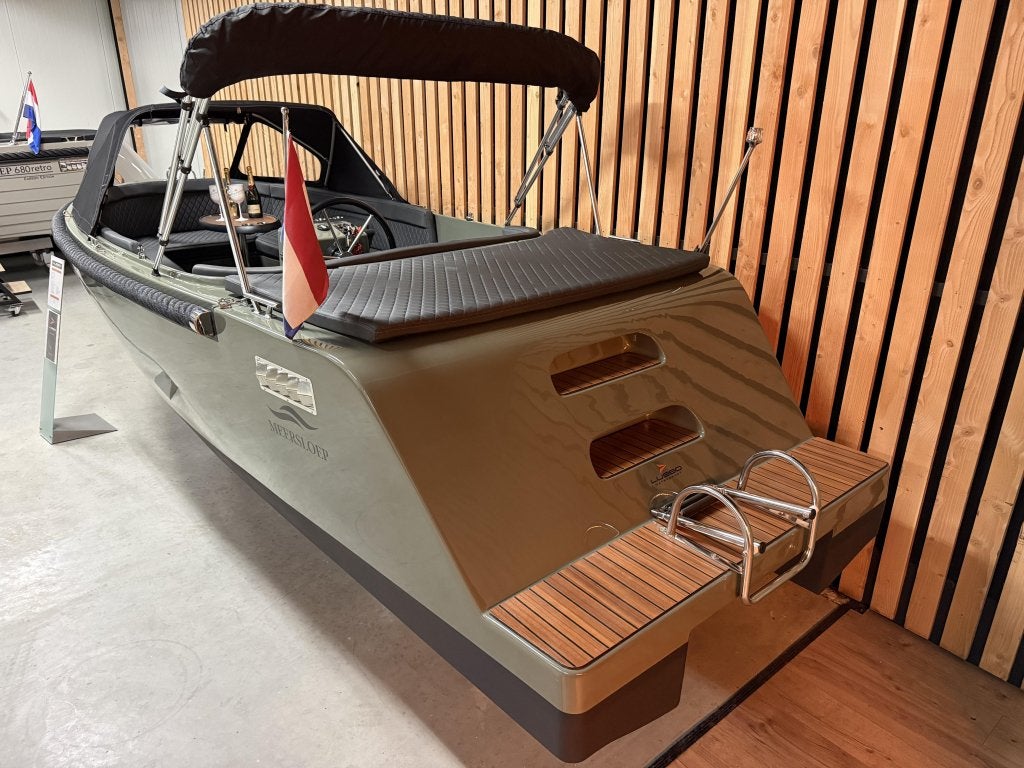 MEERSLOEP 600 'HONDA 50PK' ArmyGreen BOEGSCH KAMPEERKAP Bj22, Watersport en Boten, Tender, 0 cm, 2 m, Meersloep