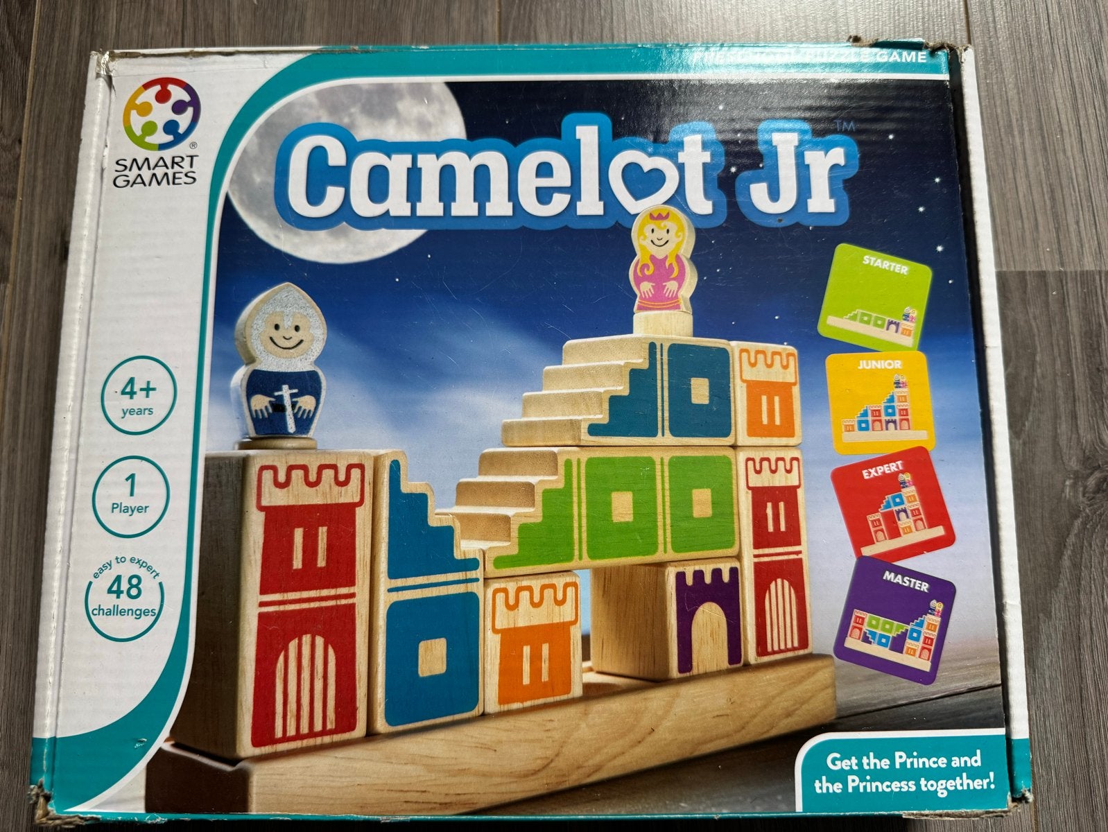 SmartGames Camelot Jr. Houten Puzzelspel, Kinderen en Baby's, Speelgoed | Educatief en Creatief, Ophalen of Verzenden, Zo goed als nieuw