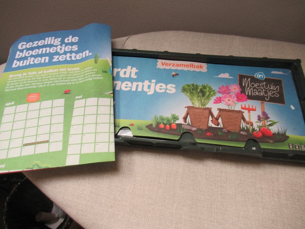 verzamelbak ah MoestuinMaatjes voor stekjes, zaadjes, Albert Heijn, Ophalen of Verzenden