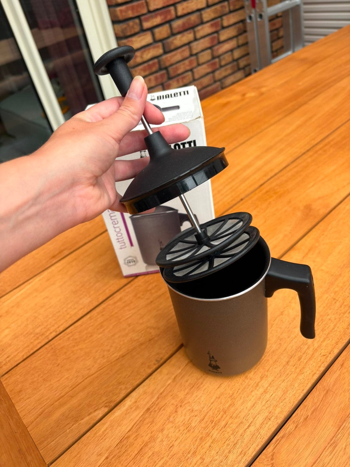 Bialetti melkopschuimer - Zo goed als nieuw, Witgoed en Apparatuur, Overige modellen, Overige typen, Ophalen of Verzenden, Zo goed als nieuw