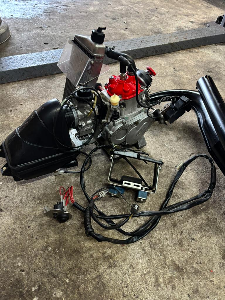 Rotax 125cc senior compleet, Ophalen of Verzenden, Zo goed als nieuw, Onderdelen Kart